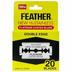 Feather Лезвия для бритья для Т-образной бритвы 81-S Double-Edge Blade. 20 лезвий
